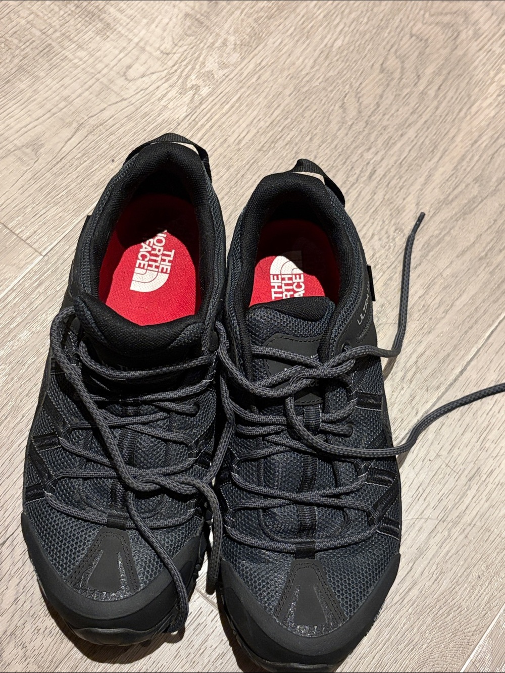 The North Face EUC Men's Ultra 111 Black Hiking Shoes - Picture 7 of 7